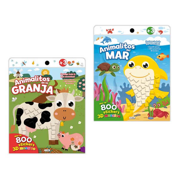 COLECCION MOSAICO STICKER 2 TIT