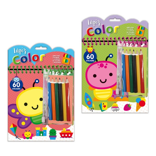 LAPIZ COLOR 2 TITULOS + COLORES