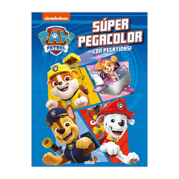 SUPER PEGACOLOR PATRULLA CANINA NIÑOS