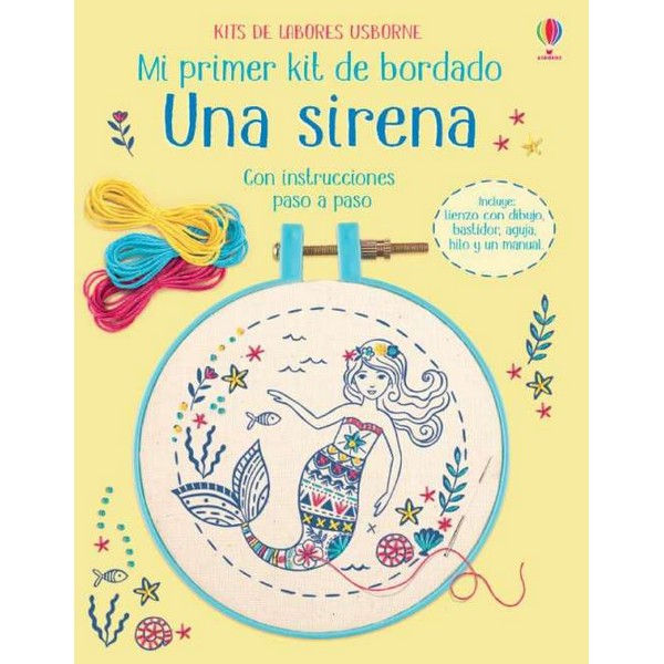 MI PRIMER KIT DE BORDADO UNA SIRENA