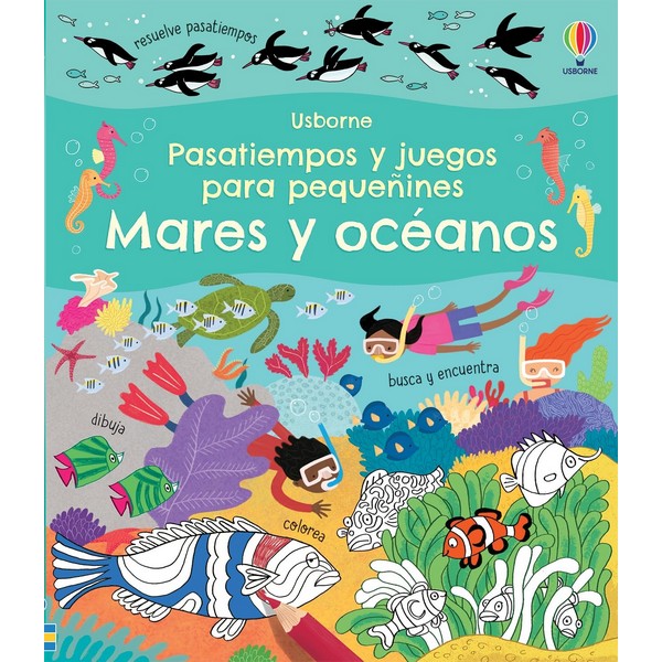 MARES Y OCEANOS PASATIEMPOS Y JUEGOS PARA PEQUEÑINES