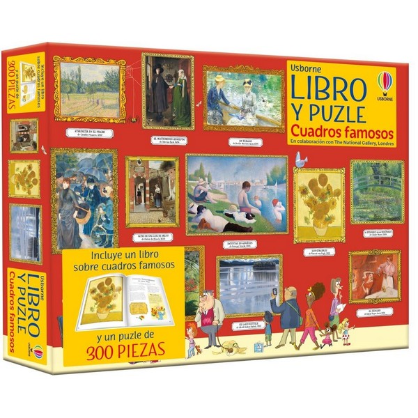 CUADROS FAMOSOS LIBRO PUZLE