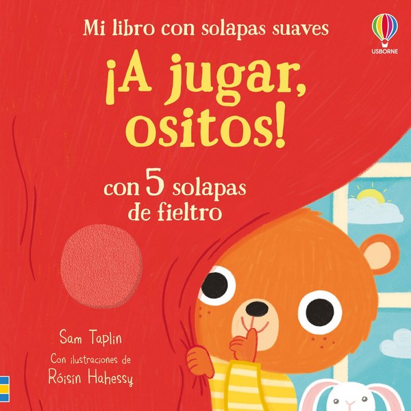 A JUGAR OSITOS CON SOLAPAS DE TELA