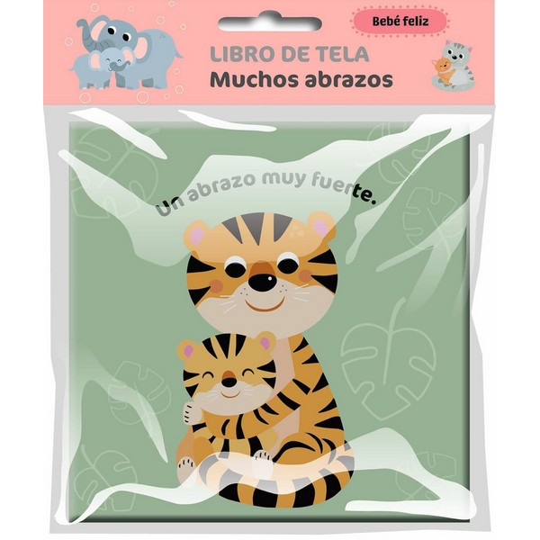 BEBE FELIZ LIBRO TELA MUCHOS ABRAZOS