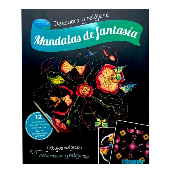 MANDALAS DE FANTASIA  DESCUBRA Y RELAJESE