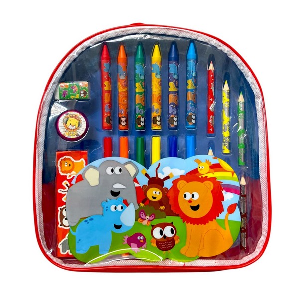 MOCHILA ANIMALES VAMOS A LA ESCUELA