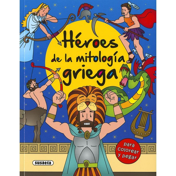 HEROES DE LA MITOLOGIA GRIEGA PARA COLOREAR Y PEGAR