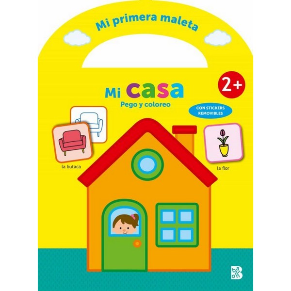 MI PRIMERA MALETA MI CASA PEGO Y COLOREO