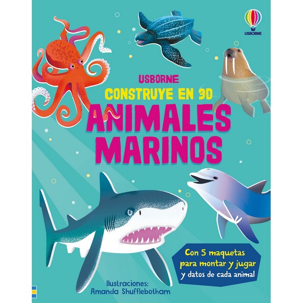 ANIMALES MARINOS CONSTRUYE EN 3D