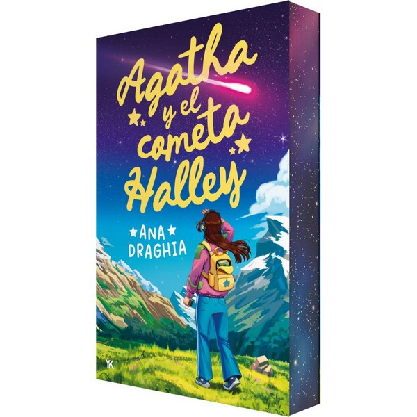 AGATHA Y EL COMETA HALLEY CON CANTOS PINTADOS
