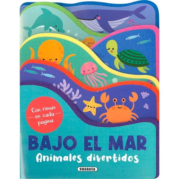 BAJO EL MAR ANIMALES DIVERTIDOS LIBRO ESPUMA