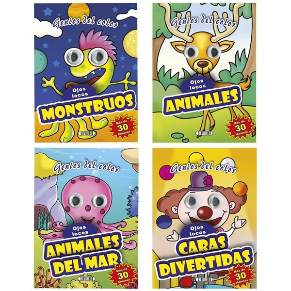 COLECCION GENIOS DEL COLOR 4 MODELOS