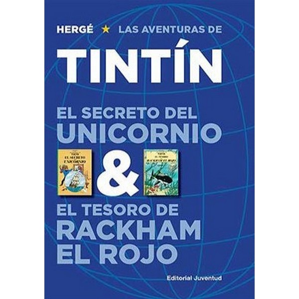 TINTIN SECRETO DEL UNICORNIO & TESORO DE RACKHAM EL ROJO